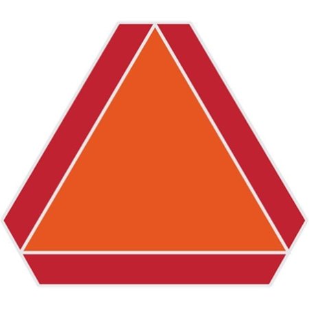 HILLMAN Hillman 840628 14 x 16 in. Slow-Moving Vehicle Sign; Orange & Red 840628